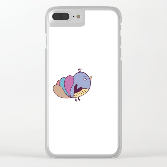Cute Bird Clear iPhone Case