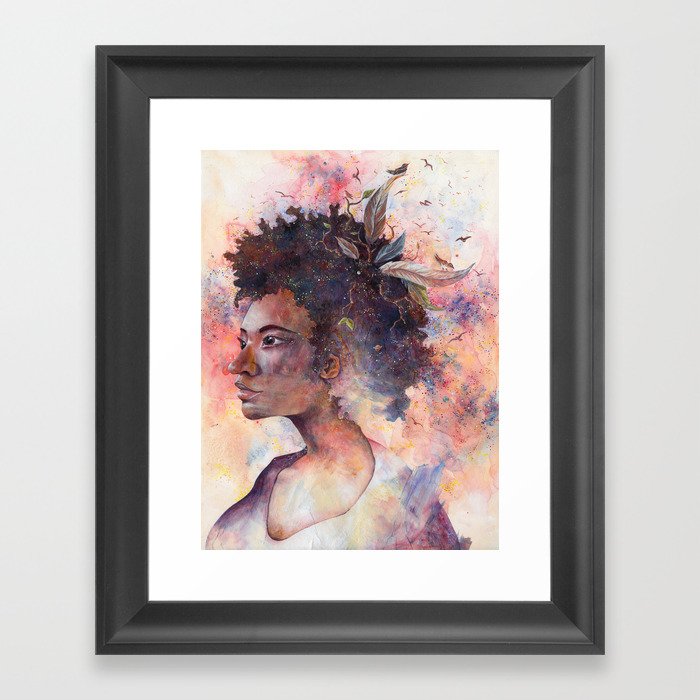 Women of Valor: Mother Universe Framed Art Print