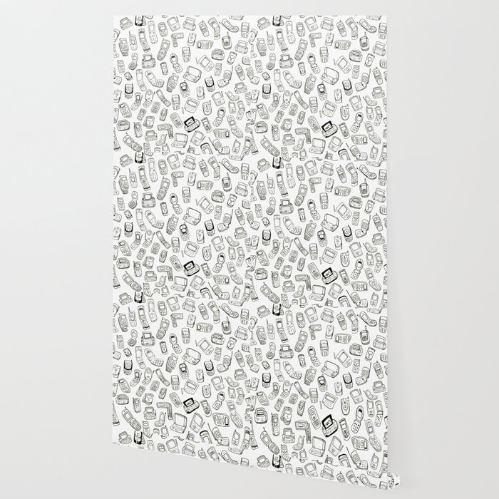 Phones Of The 2000s Wallpaper By Paigehoffmandesign Society6
