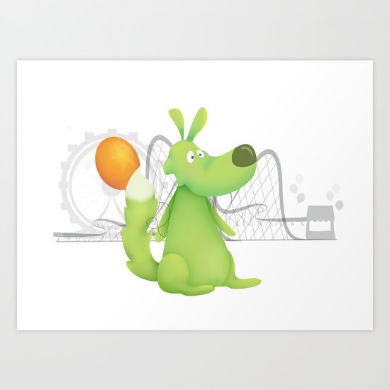 Feeling Green... Art Print