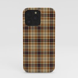 cozy tan tartan iPhone Case | Graphicdesign, Vintage, Tan, Tartan, Goblincore, Tweed, Cozy, Pattern, Plaid, Textile 