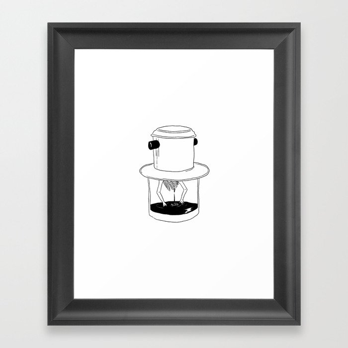 Vietnamese Coffee Framed Art Print By Bifng Society6