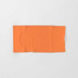 From The Crayon Box – Mango Tango - Bright Orange Solid Color Hand & Bath Towel
