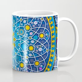 Blue geometry Coffee Mug