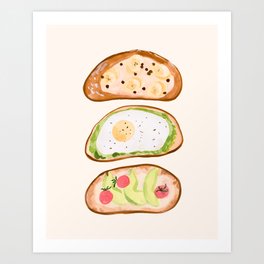 Toasts Art Print