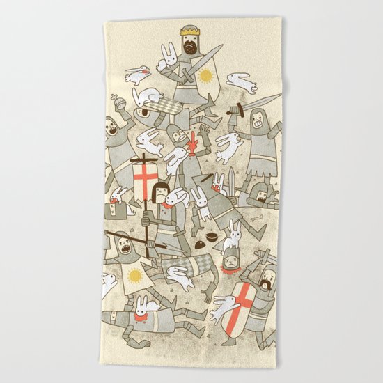 Bad Tempered Rodents Beach Towel