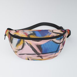 Abstract expressionist art with some speed and sound Fanny Pack