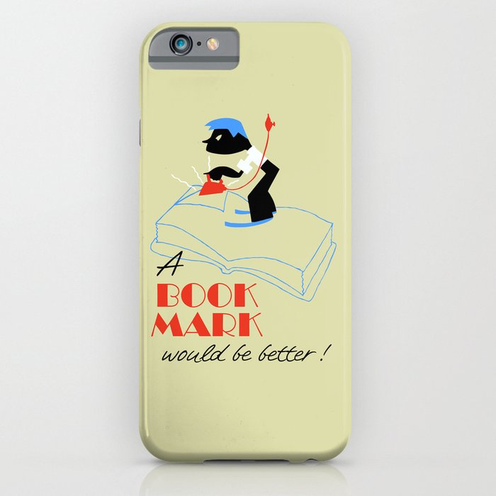 A bookmark would be better retro style iPhone Case
