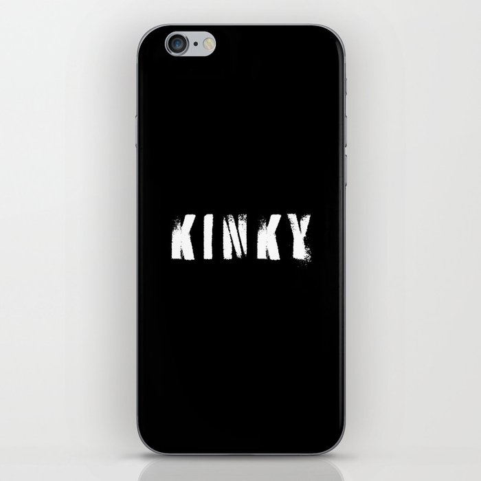 Text Kinky iPhone Skin