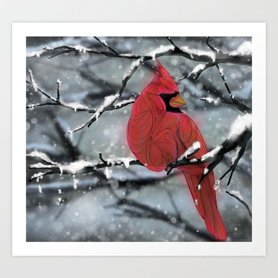 Cardinal Art Print
