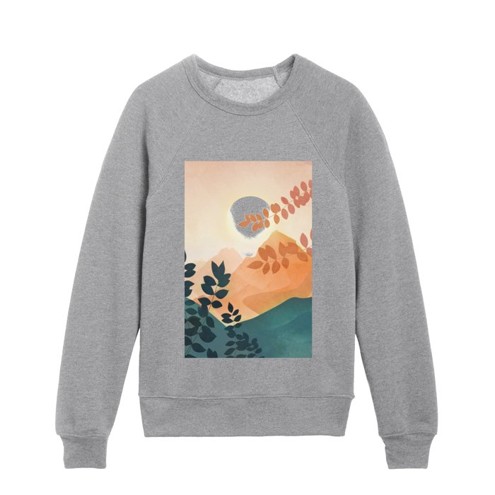 Morning in The Mountains Kids Crewneck