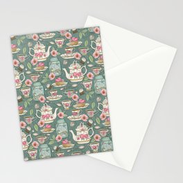 Vintage Tea Party Stationery Card