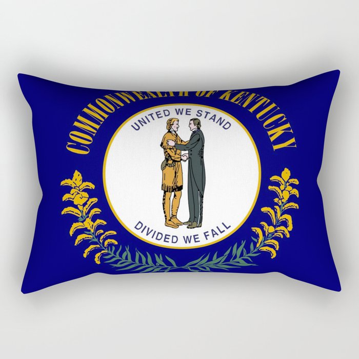 flag of kentucky-america,usa,midwest,Bluegrass,  Hemp State,Kentuckian,Louisville,lexington,richmond Rectangular Pillow