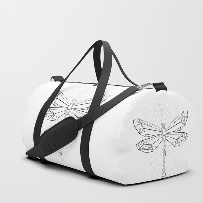 Polygonal Dragonfly Duffle Bag