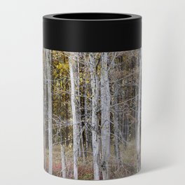stand of trees in fall Can Cooler