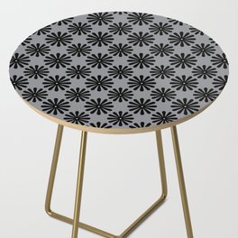 Pale blue floral pattern design Side Table