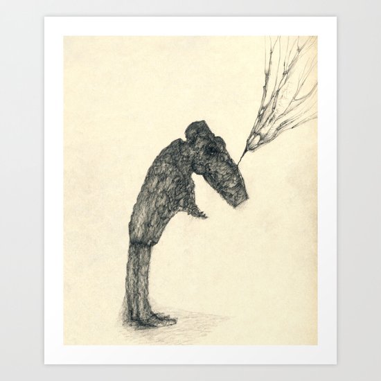 The freedom is far... Art Print
