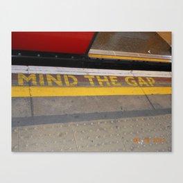 Mind the Gap Canvas Print