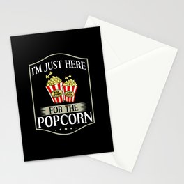 Popcorn Machine Movie Snack Maker Stationery Card