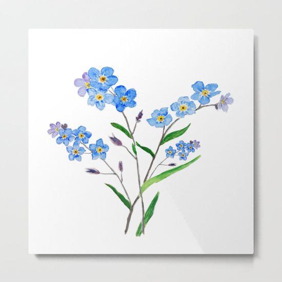 forget me not Metal Print