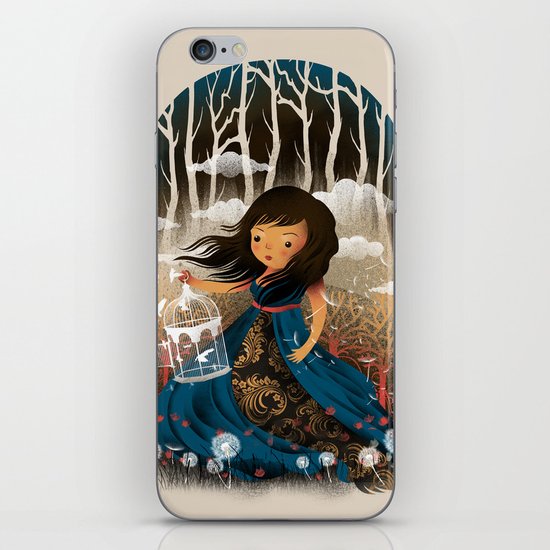 There Once Was A Girl In A Whimsical Land iPhone & iPod Skin
