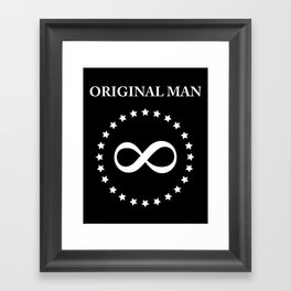 The Original Man  Framed Art Print