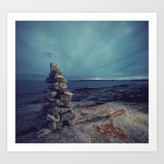 Cairn in Twilight Art Print