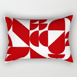 Geometrical modern classic shapes composition 9 Rectangular Pillow