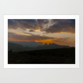 The mountains in Oman / travelphotography / Fine art print Art Print