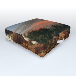 Frederic Church "Rutland Falls" Outdoor Floor Cushion