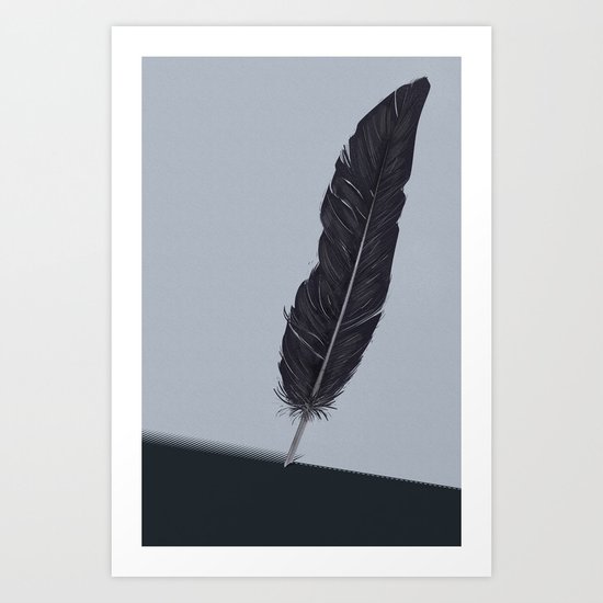 Feathered Edge. Art Print
