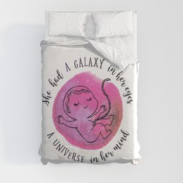 Baby Galaxy Girl Duvet Cover
