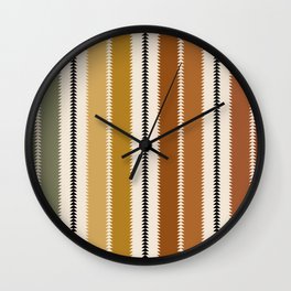 Southwestern Stripes XII Wall Clock