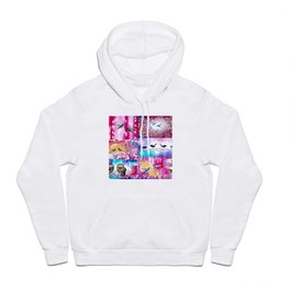 Pink collage Hoody