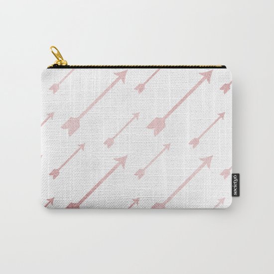 Simply Adventure Arrows in Rose Gold Sunset Carry-All Pouch