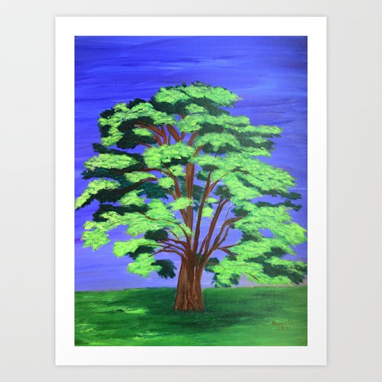 Lonely tree Art Print