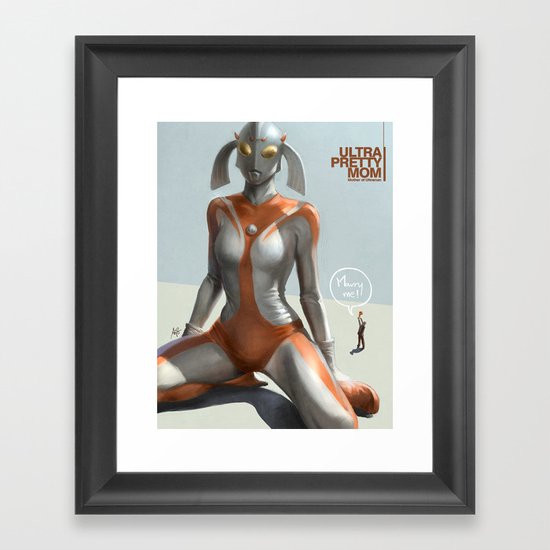 Ultra Pretty Mom Framed Art Print