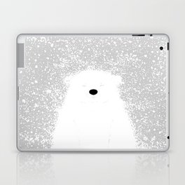 Its A Polar Bear Blinking In A Blizzard Laptop & iPad Skin