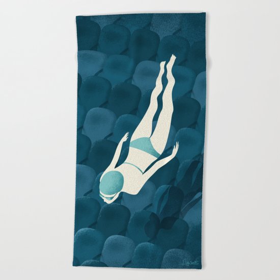 Watching Beach Towel