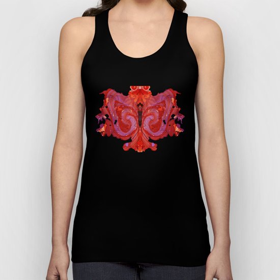 Abstract #1: The Fire Owl Unisex Tank Top