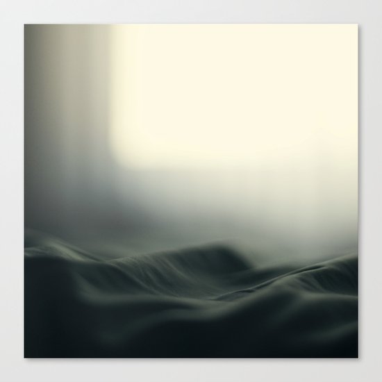a sea of bed covers ... Canvas Print