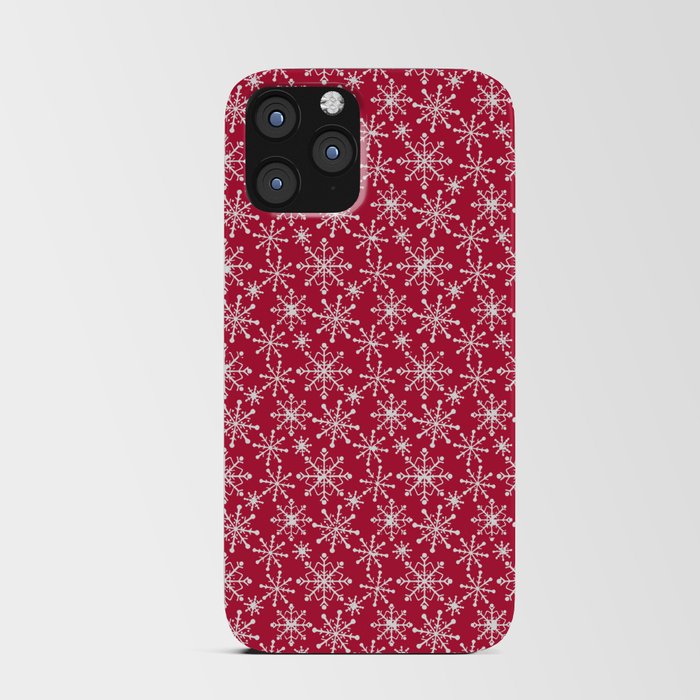 Let-It-Snow-White-Red-b iPhone Card Case
