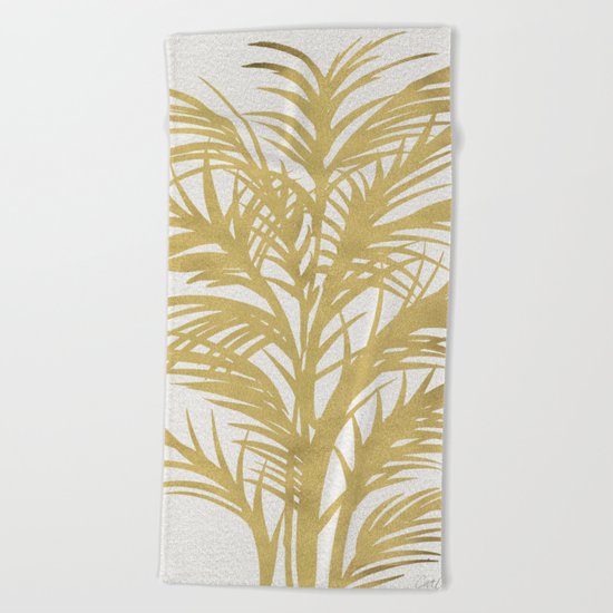 Gold Palms Beach Towel
