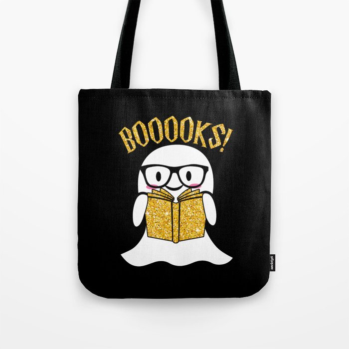 Booooks - book lover Halloween Tote Bag