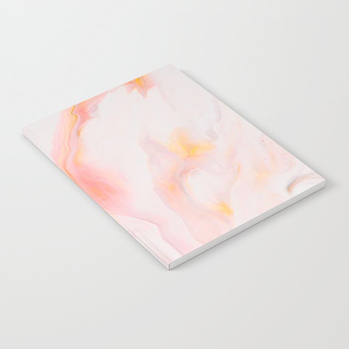 Blush Sunrise Marble Notebook