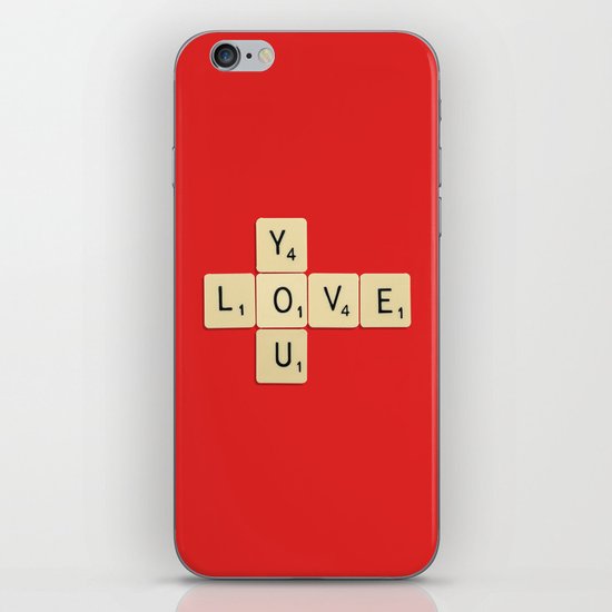 Love You iPhone & iPod Skin
