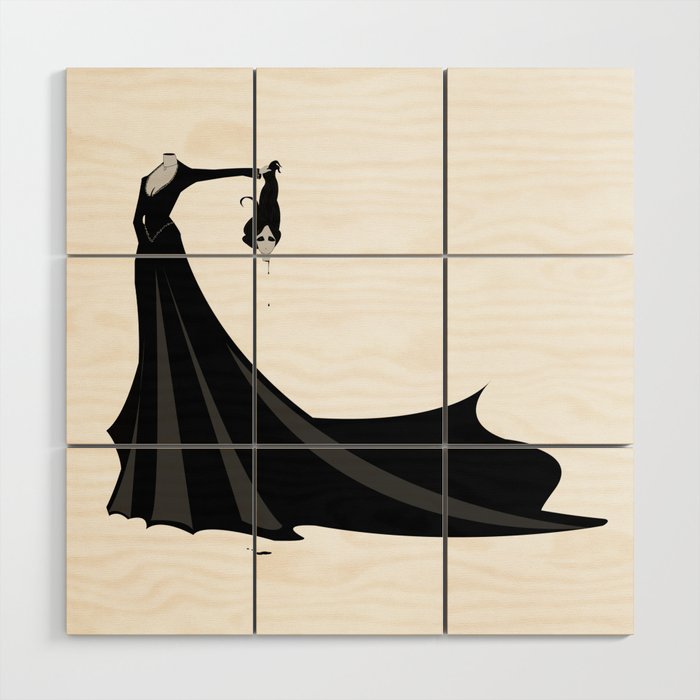 Béatrice Beheaded Wood Wall Art