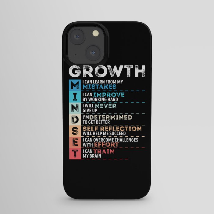 Motivational Quotes Growth for Entrepreneurs iPhone Case