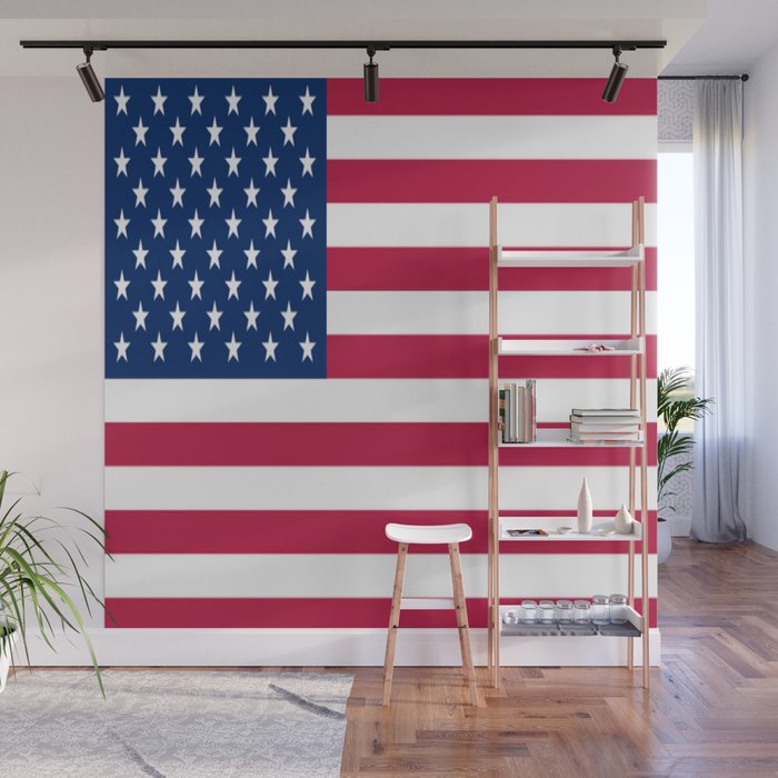 Flag of USA - American flag, flag of america, america, the stars and stripes,us, united states Wall Mural