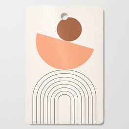 Mid century abstract pattern 17 Cutting Board